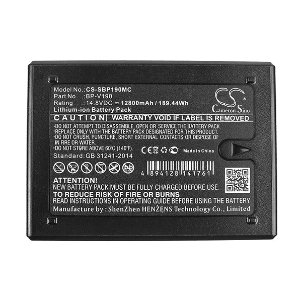 Cameron Sino Sbp190Mc Battery Replacement For Sony Camera