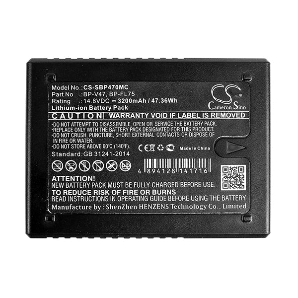 Cameron Sino Sbp470Mc Battery Replacement For Sony Camera