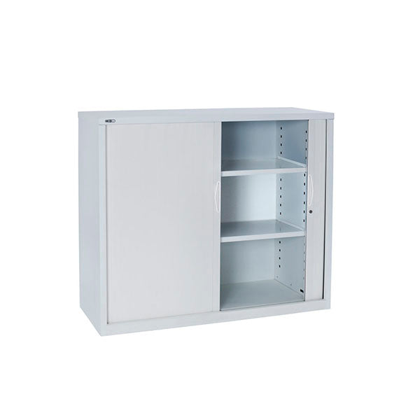 Move Tambour Door Unit 2 Shelves Included 1016 X 900 X 473Mm White