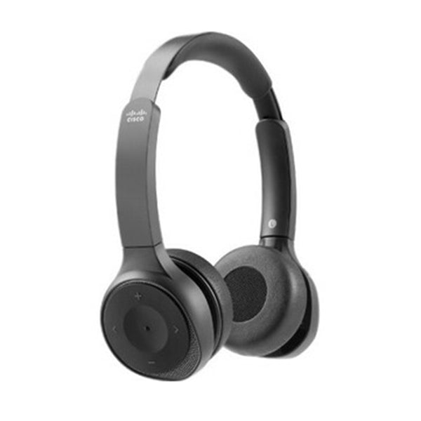 Cisco Wired Wireless Over The Head Stereo Headset Carbon Black