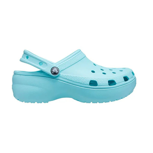 Crocs Unisex Classic Platform Clog Sandals Pure Water Size M4 W6 Us –  Simply Wholesale