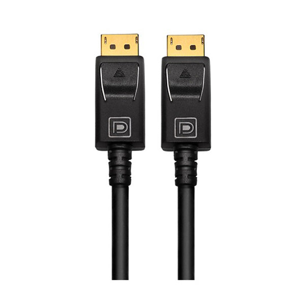 Cruxtec Black 8K Displayport Male To Male Cable