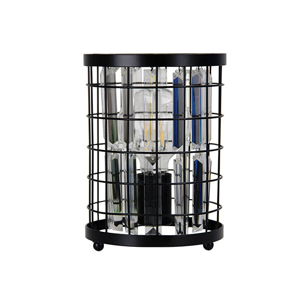 Crystal Caged Bedside Lamp