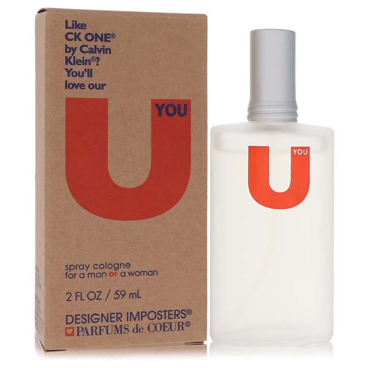 Designer Imposters U You Cologne Spray (Unisex) By Parfums De Coeur 60Ml