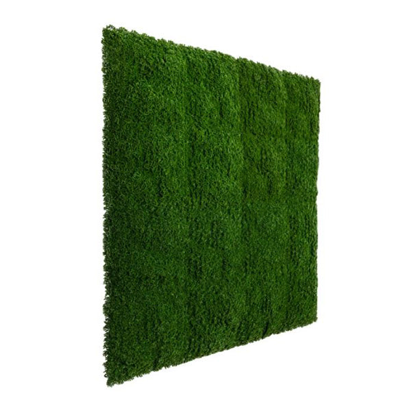 Dark Natural Green Artificial Moss Green Wall Uv Resistant 1M X 1M