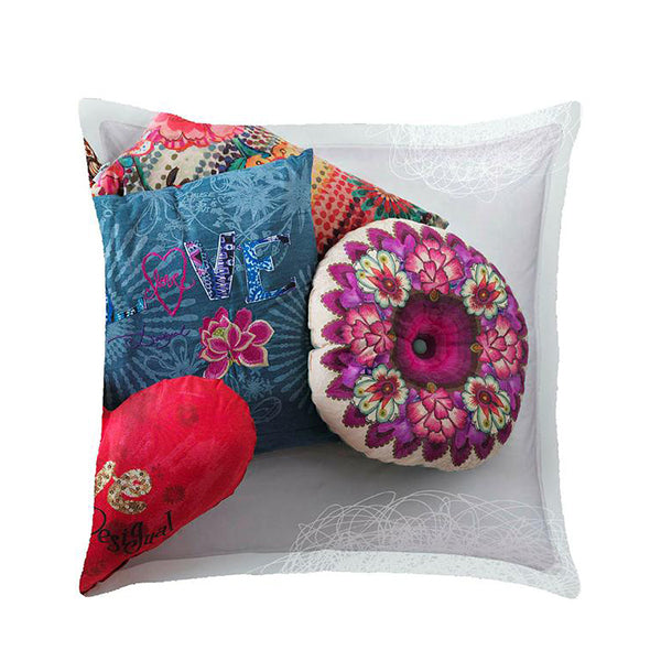 Desigual Euro Pillowcase Messy Bed