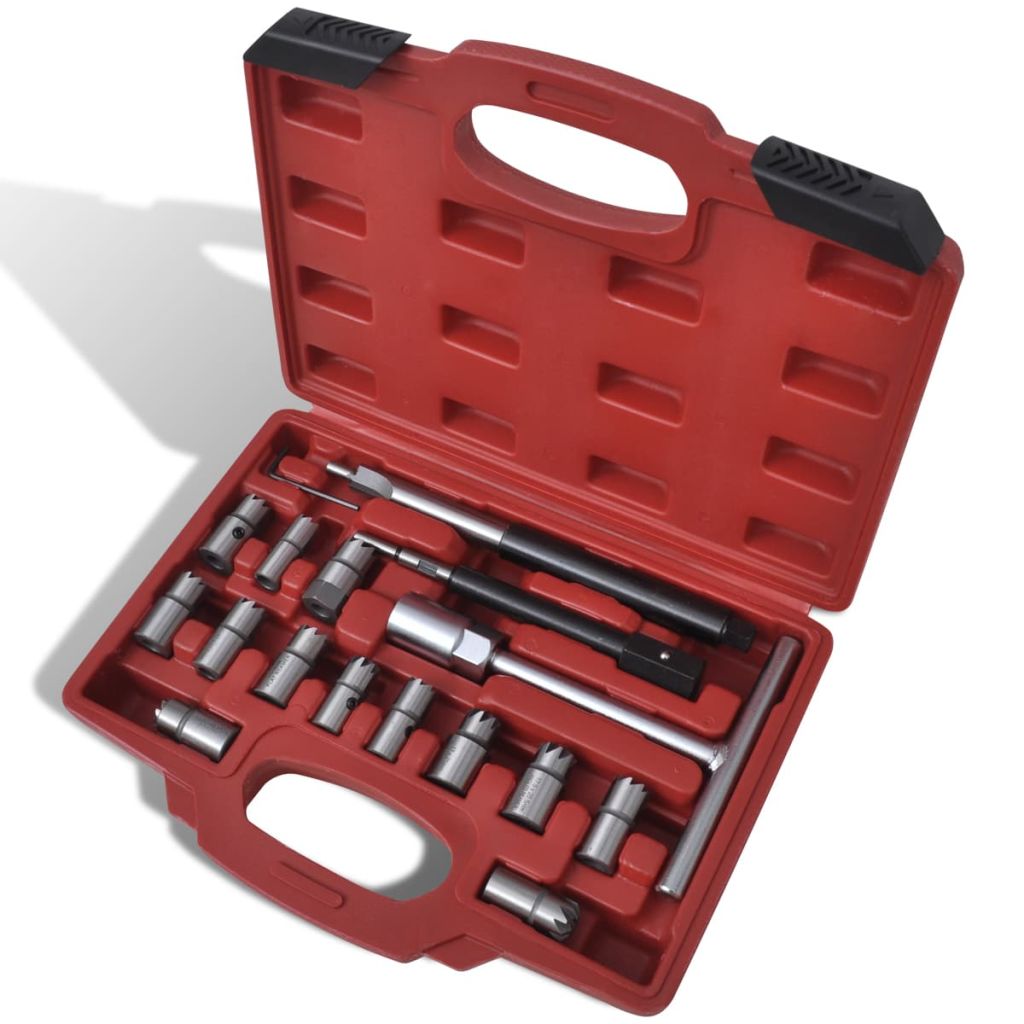 Diesel Injector Seat Cutter Set (17 Pcs)