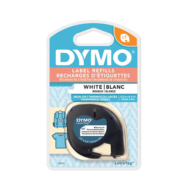 Dymo Letra Tag Iron Ontpe 12Mm X 2M