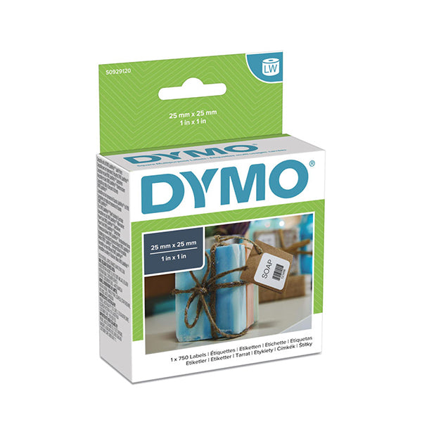 Dymo Lw 25Mm X 25Mm White