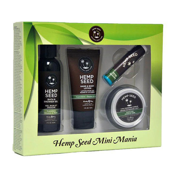 Earthly Body Hemp Seed Mini Mania 4 Piece Set