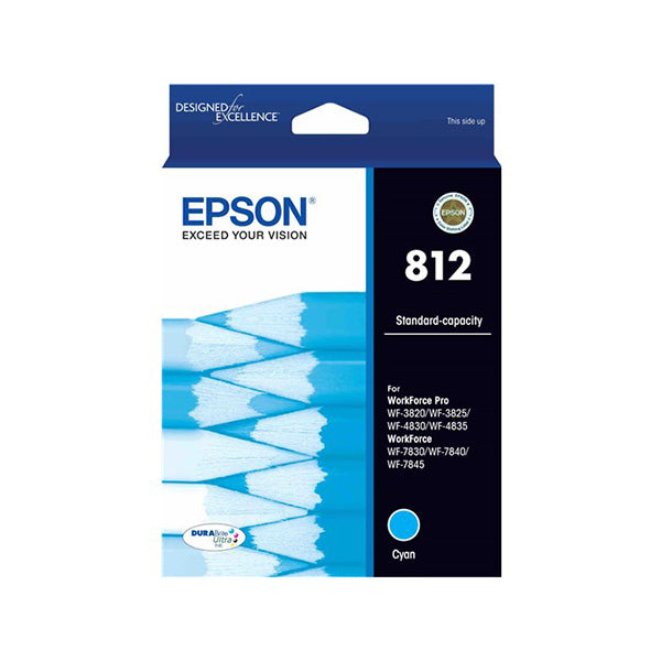 Epson 812 Std Cap Durabrite Ultra Cyan Ink