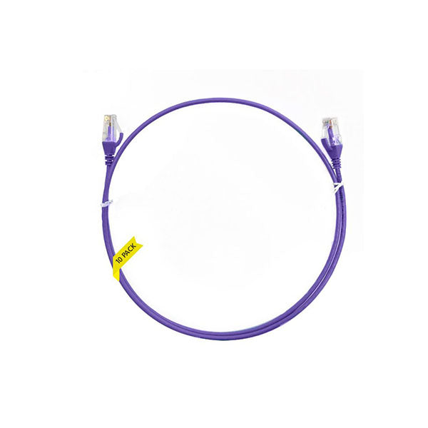 Cat 6 Ultra Thin Lszh Ethernet Network Cable Purple