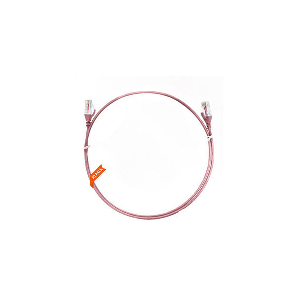 Cat 6 Ultra Thin Lszh Ethernet Network Cable Pink