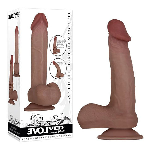 Evolved Flex Skin Poseable Dildo Tan