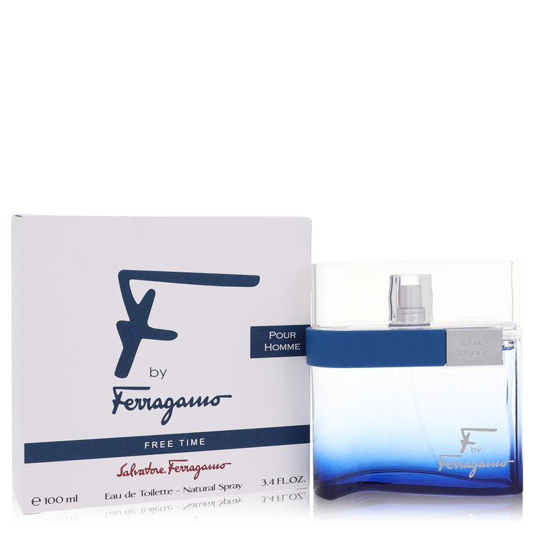 F Free Time Eau De Toilette Spray By Salvatore Ferragamo 100 ml