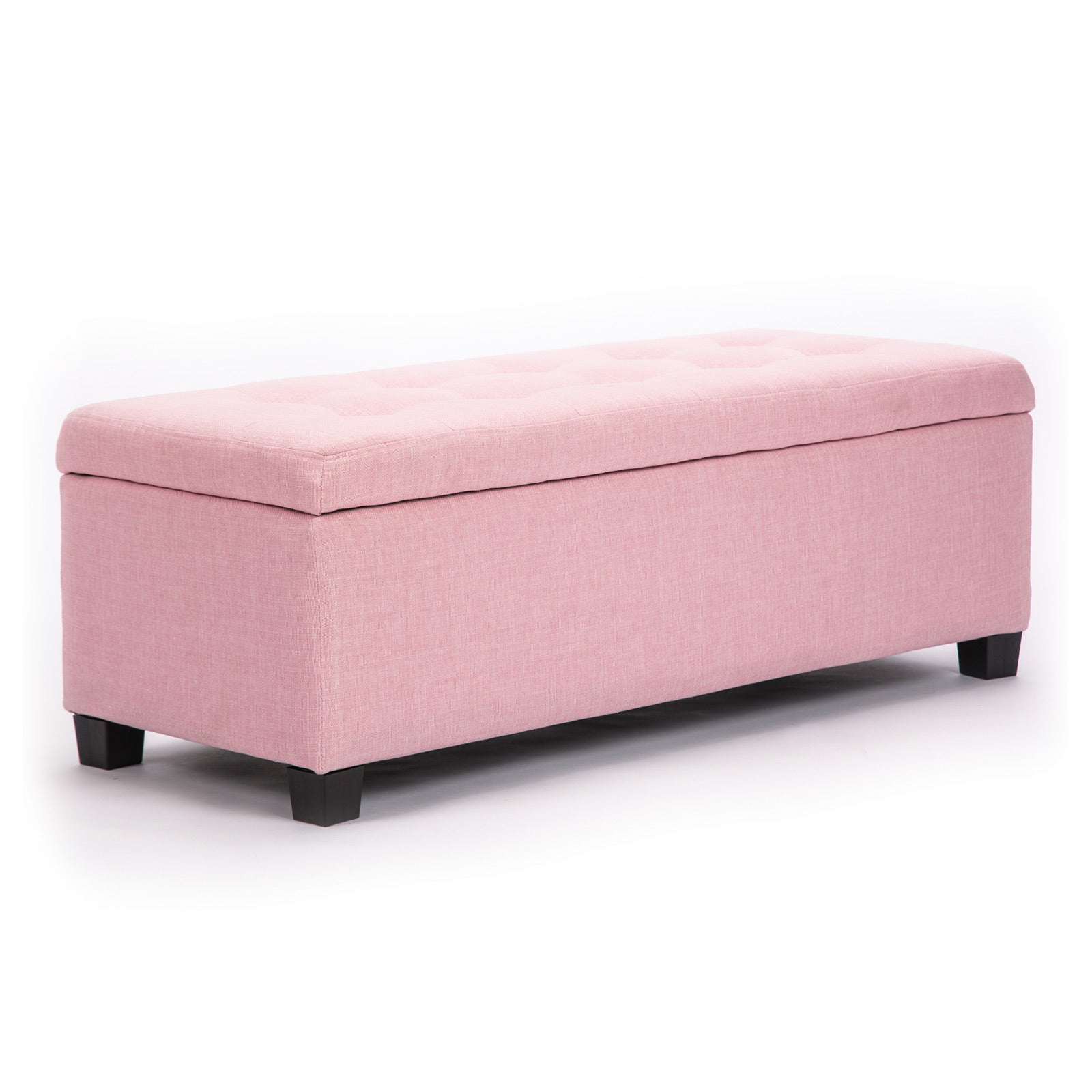 Storage Ottoman Fabric - PINK