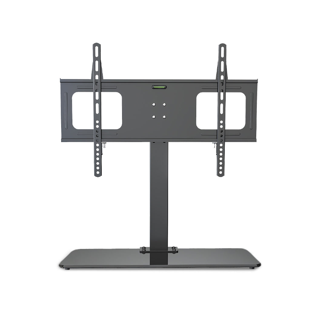 TV Stand for 37-55 Inch Television Screens Adjustable Height Universal VESA Holds 50kg Black