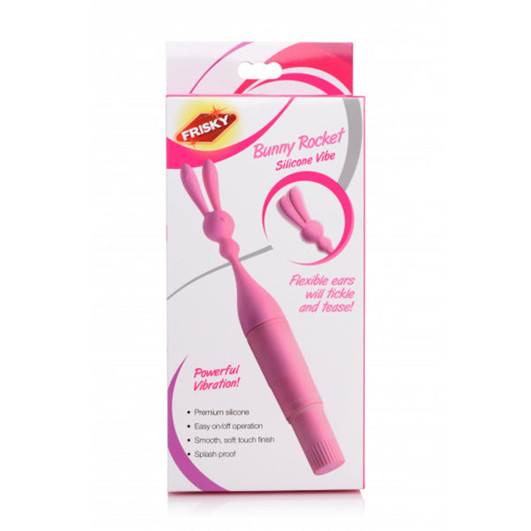 Frisky Bunny Rocket Silicone Vibrator