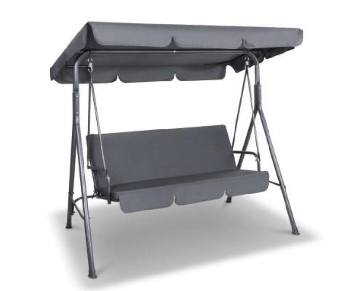 Gardeon Swing Chair with Canopy - Grey