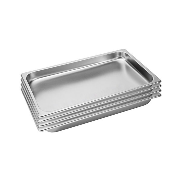 Gastronorm Gn Pan Full Size 4Cm Deep Stainless Steel Tray