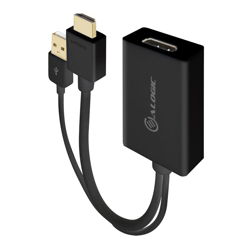 Hdmi Male To Display Port Female Adapter With Usb Cable For Power