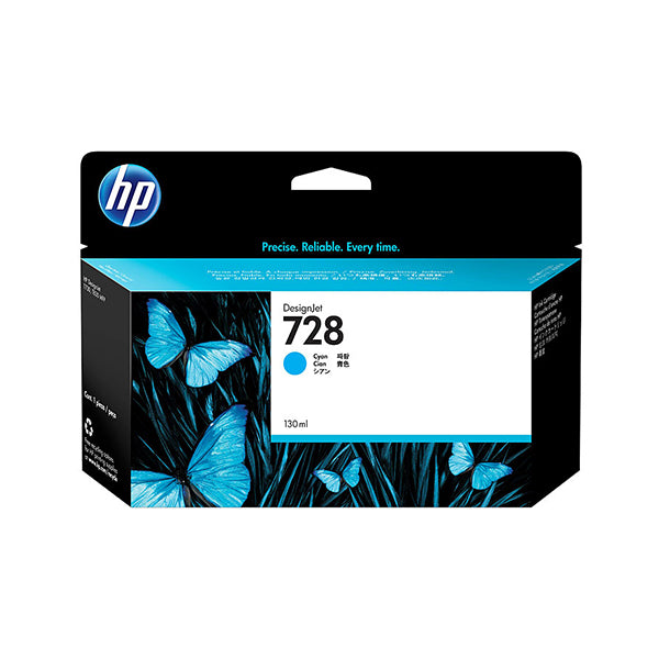 HP 728 130ml Cyan Ink F9J67A