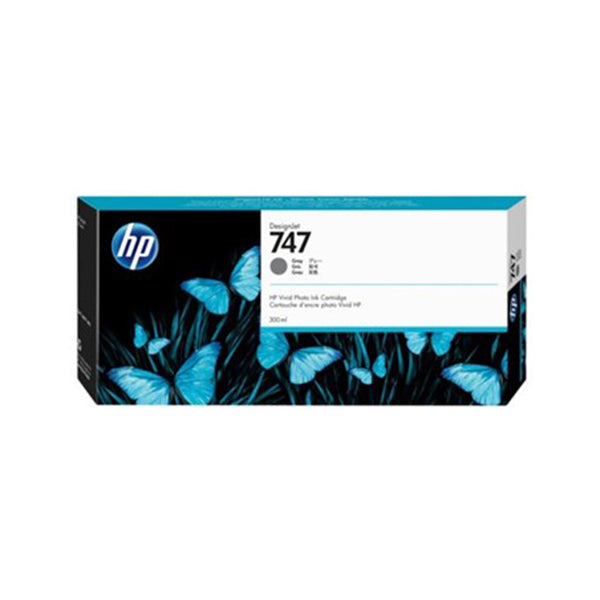 hp 747 designjet ink cartridge for z9 printer series 300ml gray