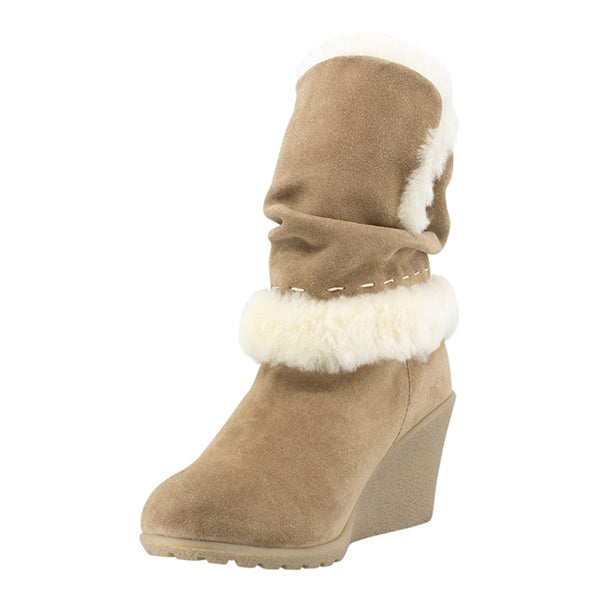 High Wedge Ugg Boots Chestnut