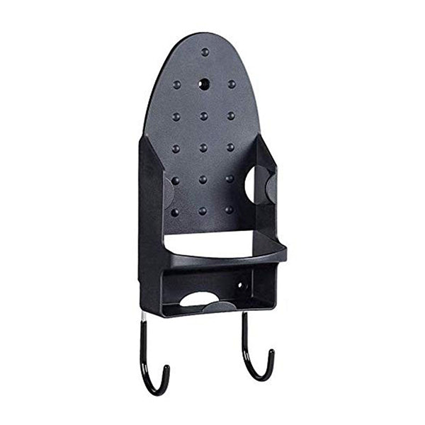 Wall Mounted Iron And Board Holder Black