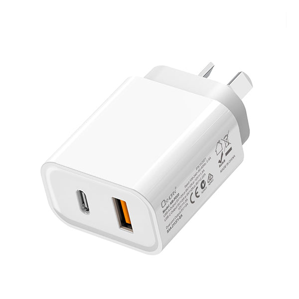 Oxhorn Usb Type C And Type A Quick Charge 20W Charger