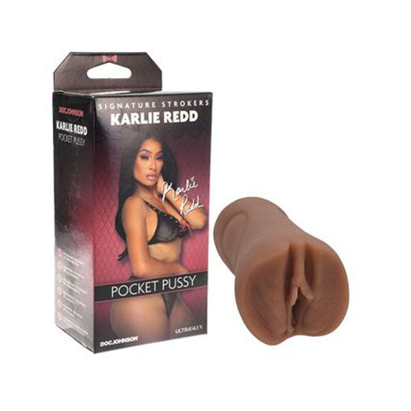 Karlie Redd Ultraskyn Pocket Pussy Caramel Brown Vagina Stroker