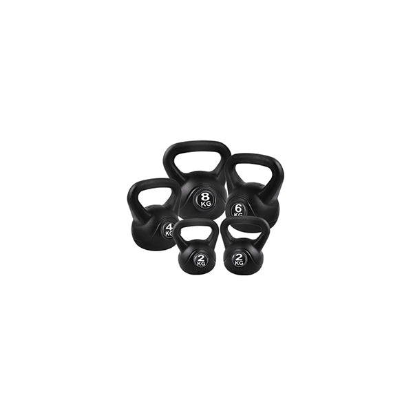 22Kg Kettlebells Kit Weight Fitness Exercise Set Of 5