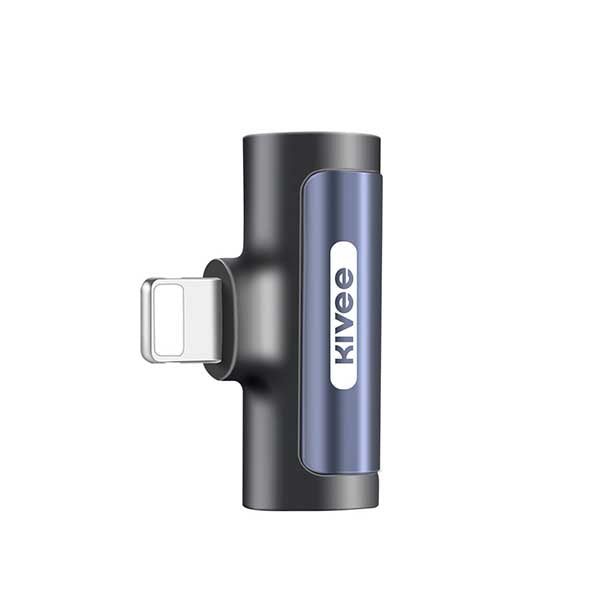 Kivee Ad10 Iphone 8 Pin To Audio Plus Charging Adapter