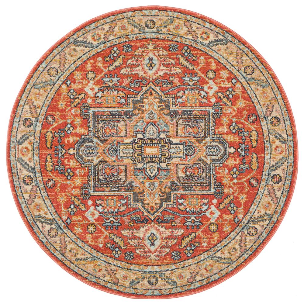 Legacy Round Terracotta Rug