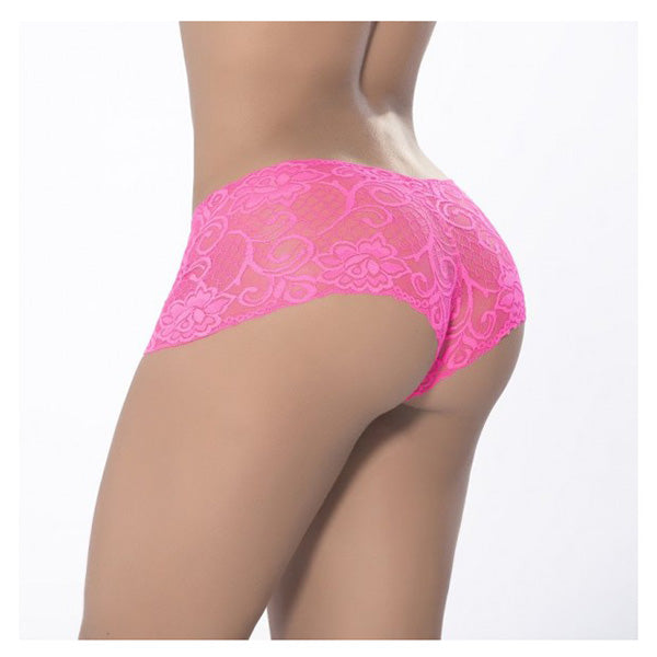 Mapale Lace Boyshort Hot Pink