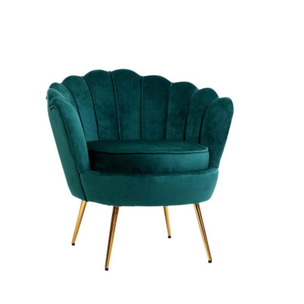 Lounge Chair Accent Retro Lounge Single Sofa Velvet