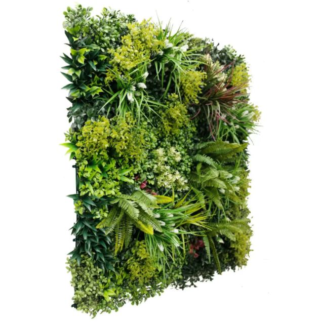 Lush Spring Vertical Garden Green Wall Uv Resistant 100Cm X 100Cm