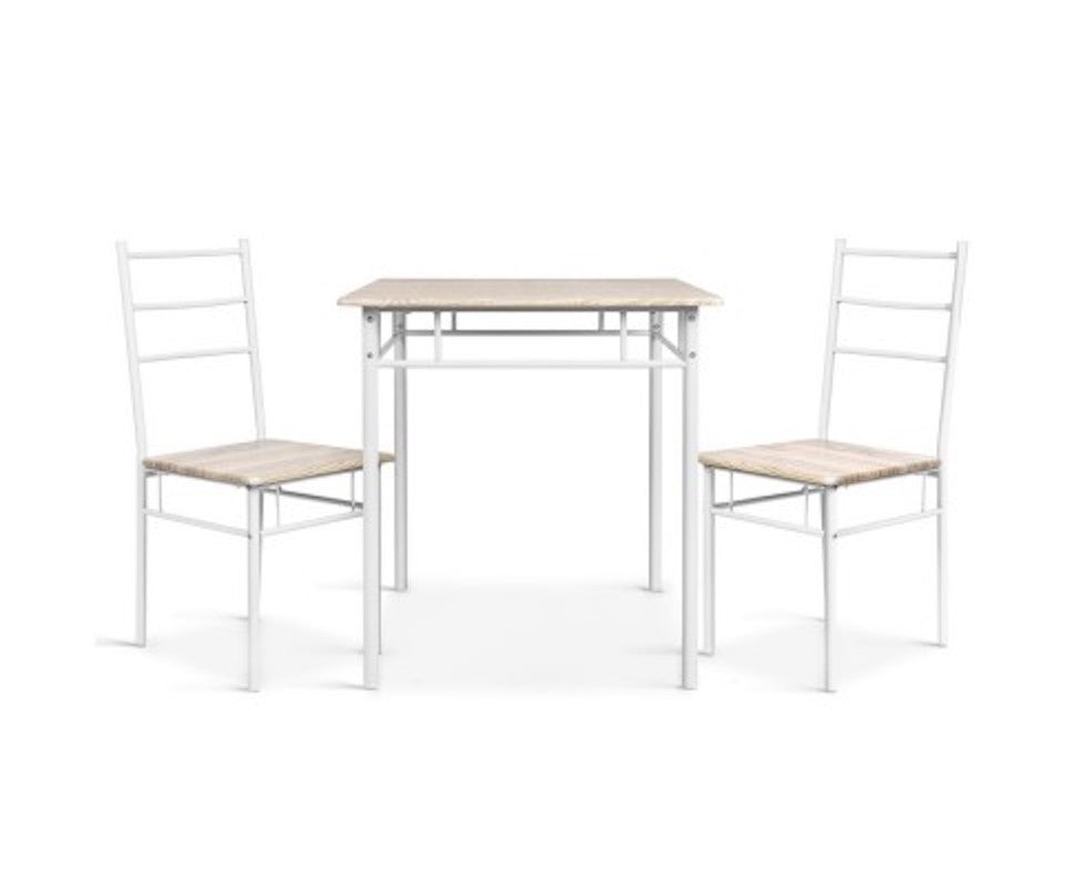 3 Piece Dining Set Natural