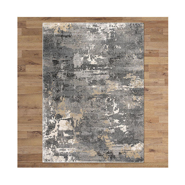 Machine Knotted Urban Grey Hallway Runner Rug