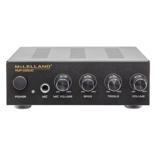 Mclelland Class D Mini Stereo Amplifier With Mic Input