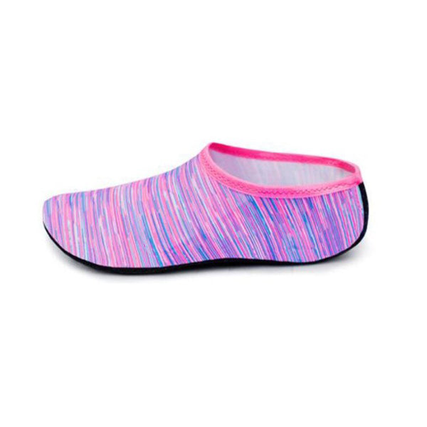 Men Women Water Shoes Purple Stripe