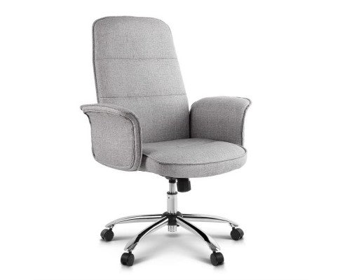 Modern Office Fabric Desk Chair - Grey