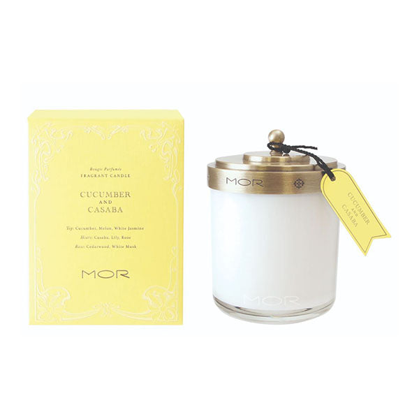Mor Fragrant Candle 380G Cucumber And Casaba