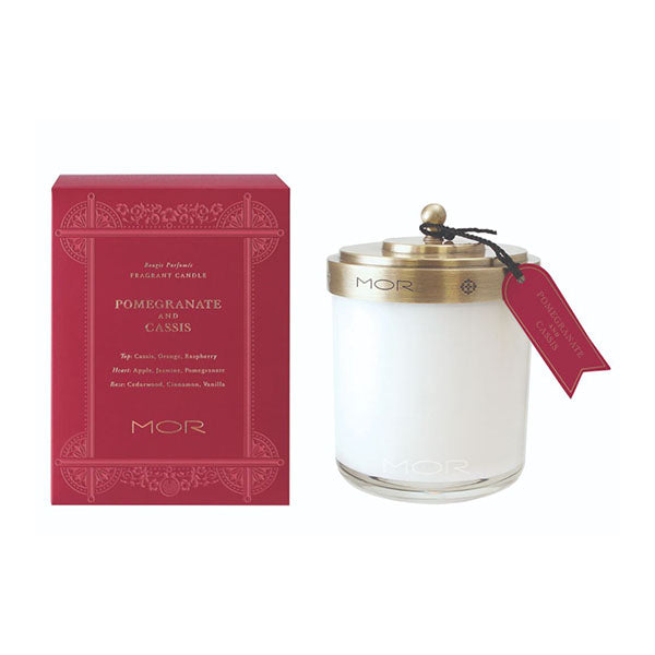 Mor Fragrant Candle 380G Pomegranate And Cassis