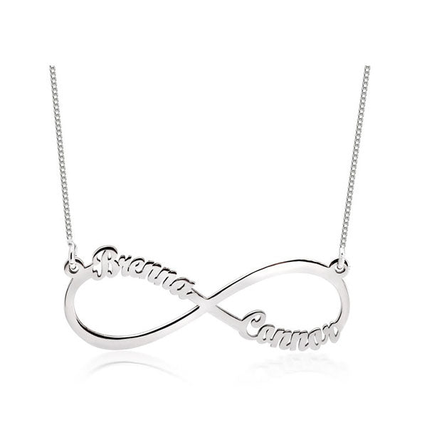 Infinity Necklace with Names