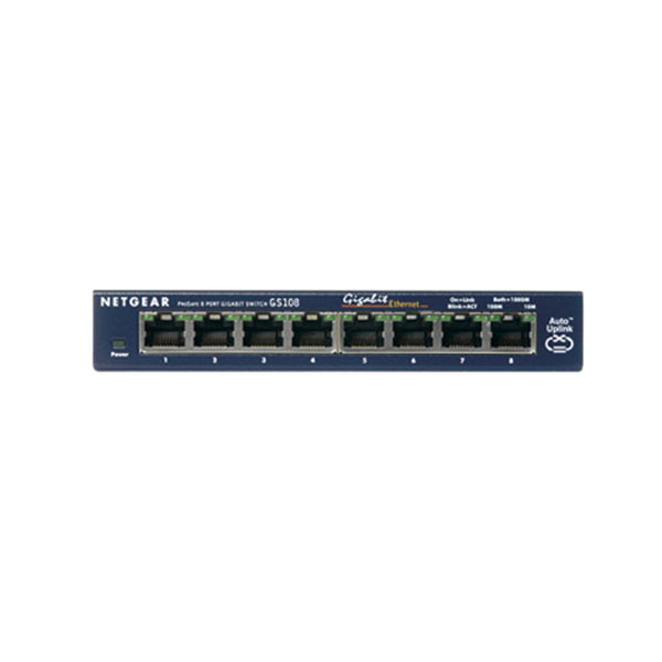 Netgear Gs108 8 Port Gigabit Ethernet Switch