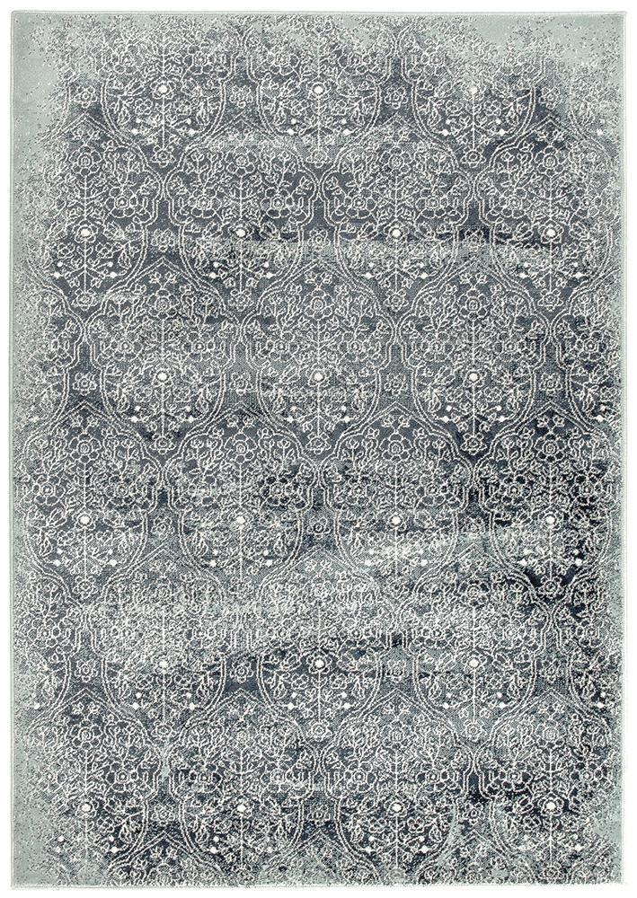 Oxford Mayfair Edge Denim Rug