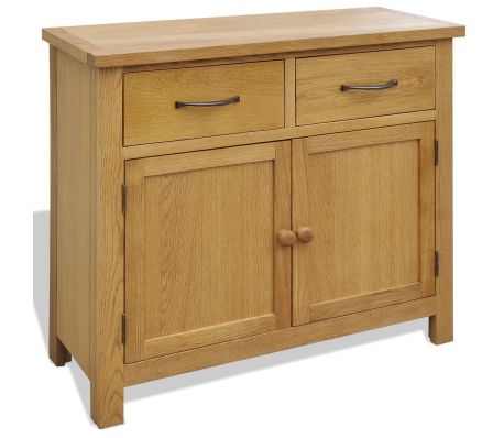 Oak Sideboard 90 x 33.5 x 83 Cm