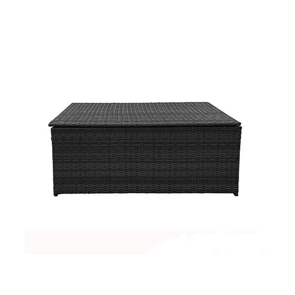 Outdoor Rattan Storage Box Garden Toy Tools Shed Uv Resistant