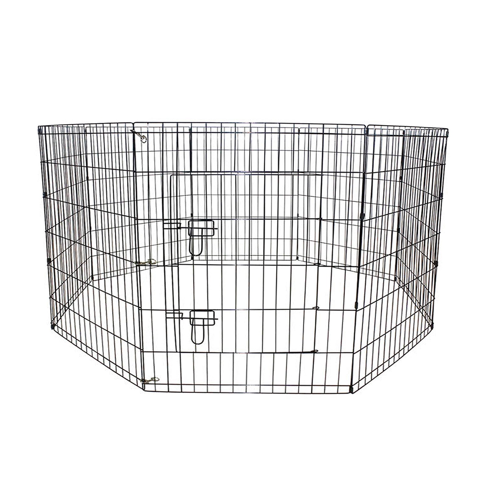 8 Panel Foldable Pet Playpen 24"